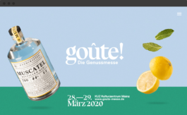  goûte! Website Landing Page