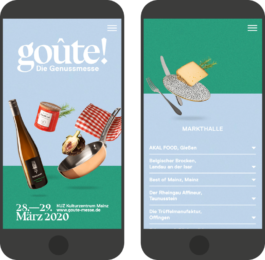  goûte! Mobile Website